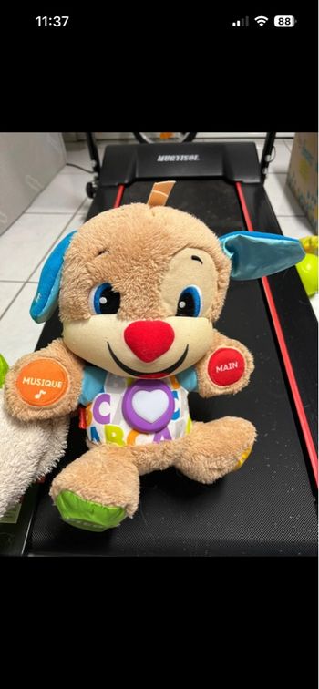 Puppy peluche interactive 