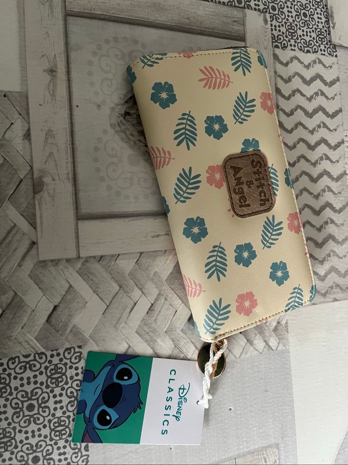 Porte-monnaie/feuille Stitch et Angel - photo numéro 2