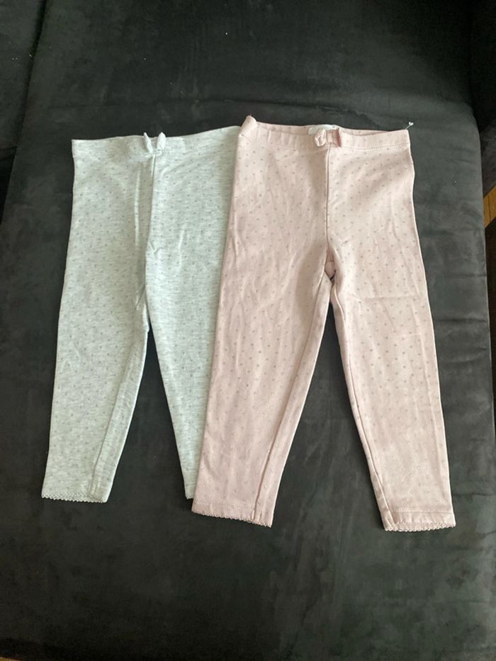 Lot legging 36 mois fille