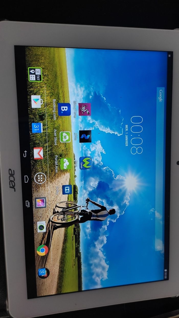 Tablette Acer blanche - photo numéro 5