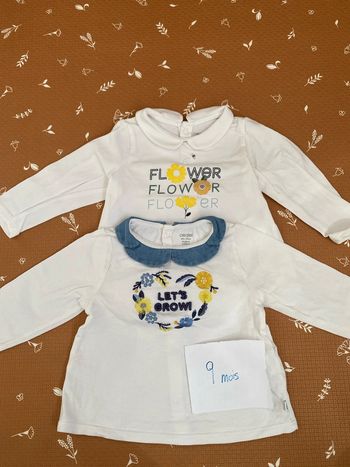 Teeshirt col Claudine 9 mois