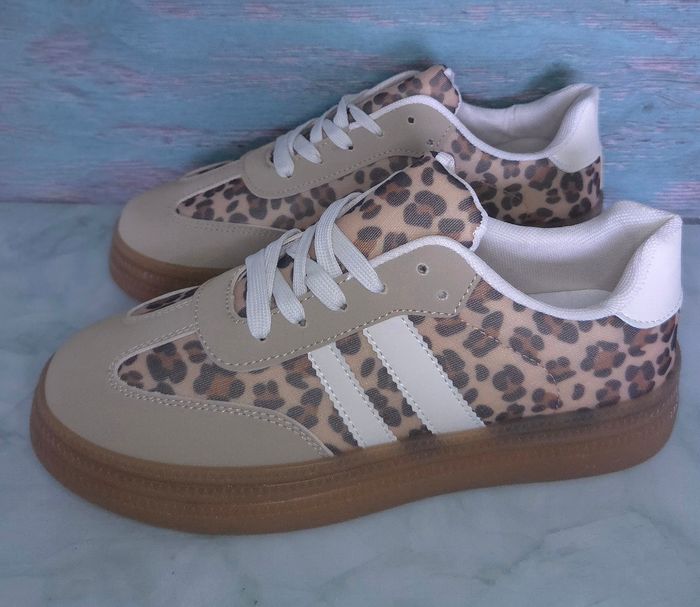 Baskets femmes léopard tendances - Taille 41 - NEUVES 🌟