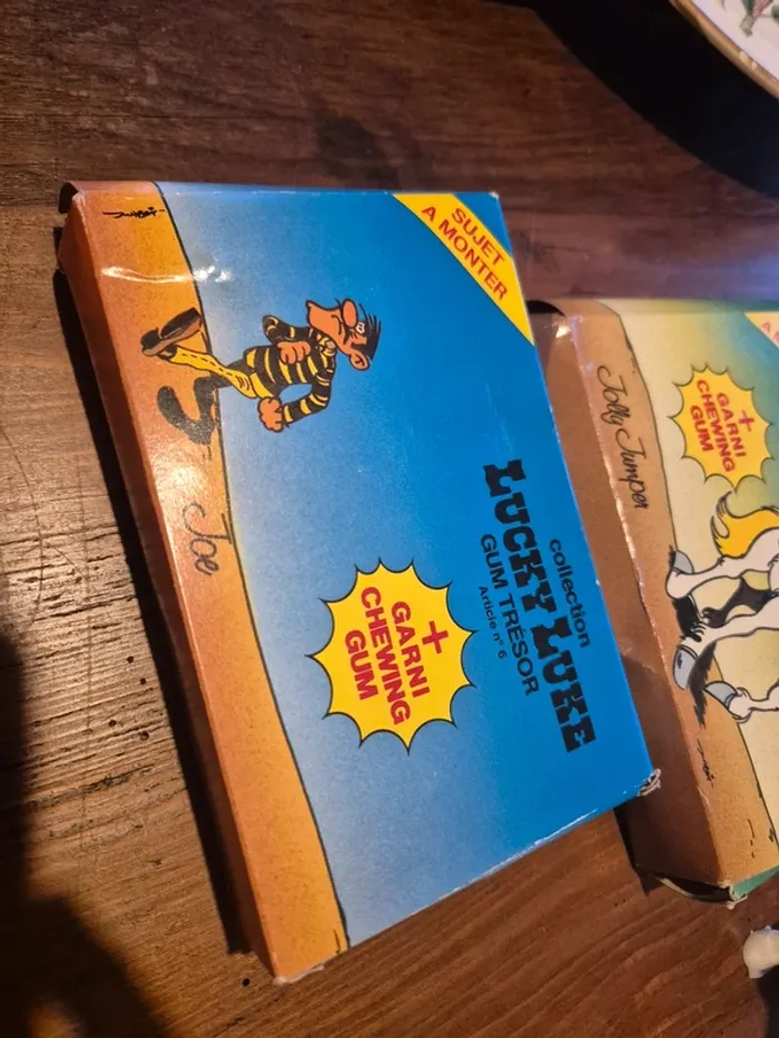 Lot figurines gum trésor vintage lucky luke - photo numéro 3