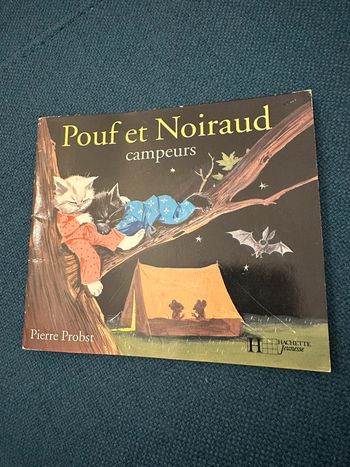 Pouf et Noiraud Campeurs chats livre bd album rare collector Hachette Pierre Probst