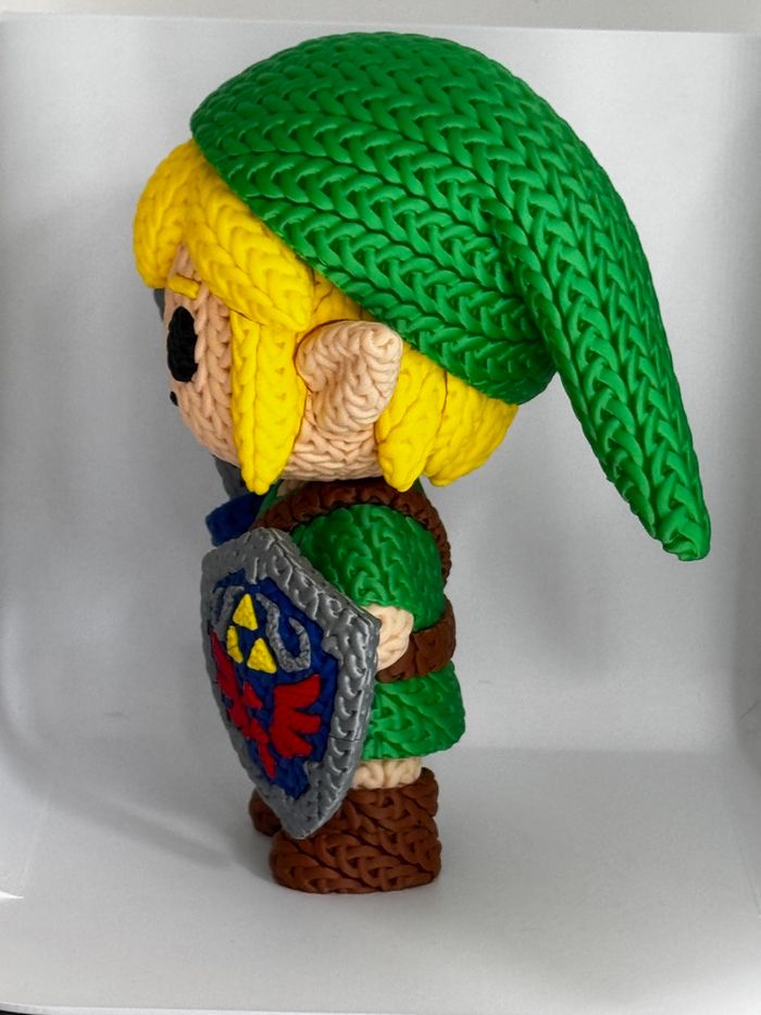 Figurine Link version tricoté 20 cm - photo numéro 2