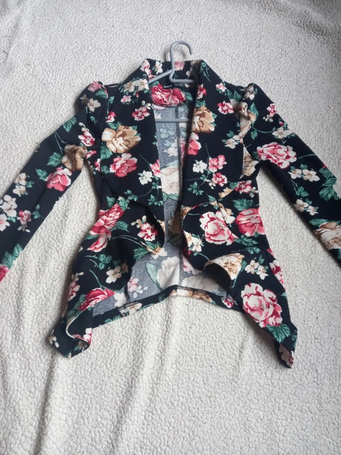 Veste/blazer fleurie