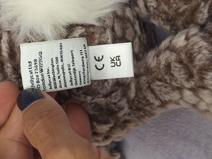 Peluche Jellycat lapin timide Bashful Luxe Bunny Pine (Moyen) - photo numéro 6