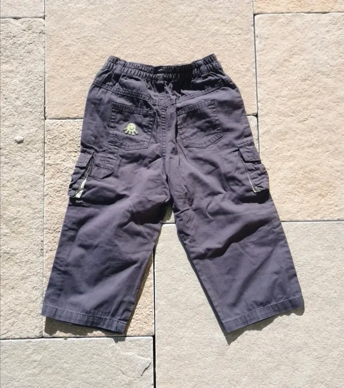 Pantalon été 24 mois thème marin - photo numéro 2