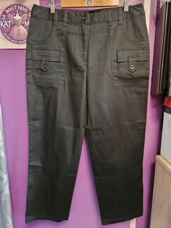 Pantalon droit stretch T44 Chitinlea