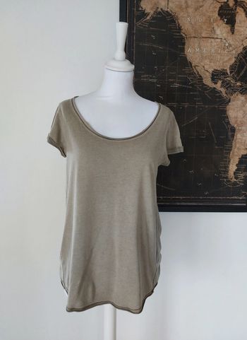 T-shirt manches courtes kaki S 36