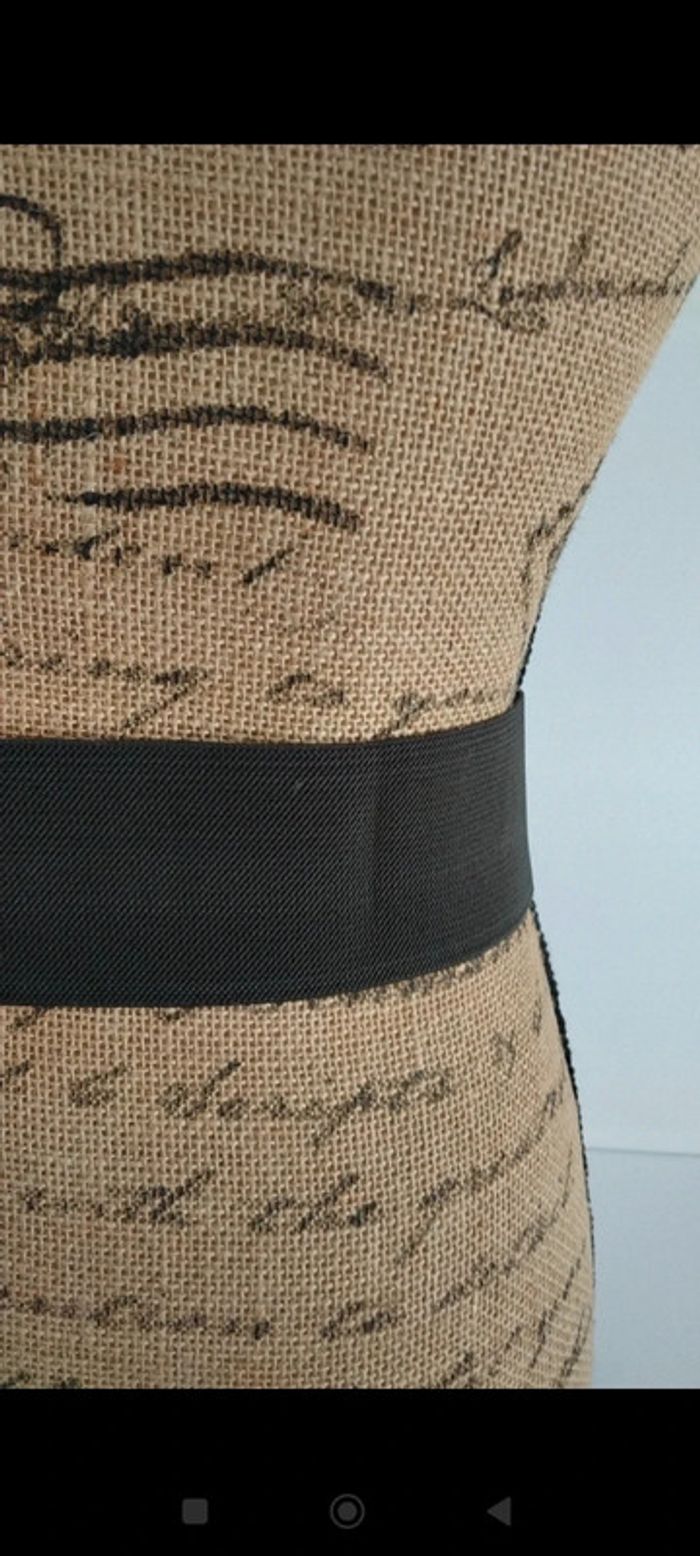 Ceinture élastique verte argenté femme 80 cm - photo numéro 10