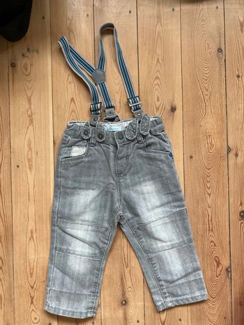Jeans avec bretelles