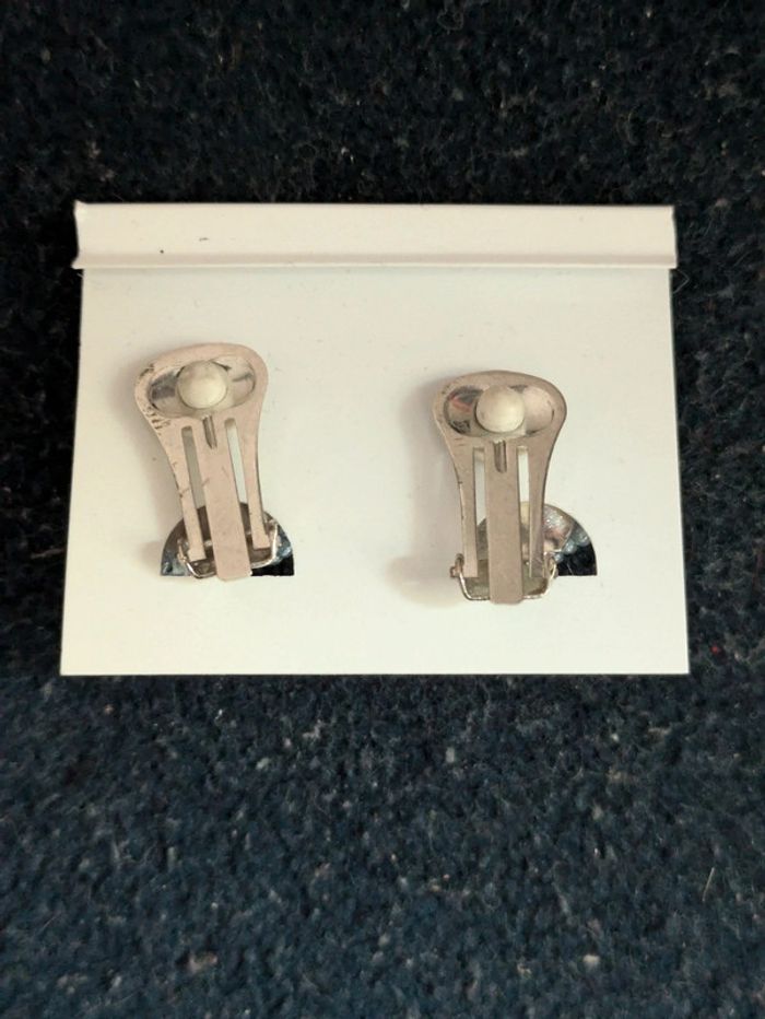 Boucles vintage a perles - photo numéro 3