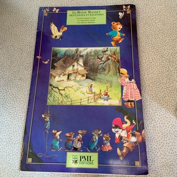 Livre grand format Le monde magique des contes et légendes avec 3 contes