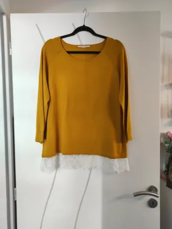 Pull fin moutarde Promod taille XL