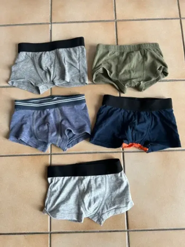 Lot de 5 caleçons/boxer 2-3 ans