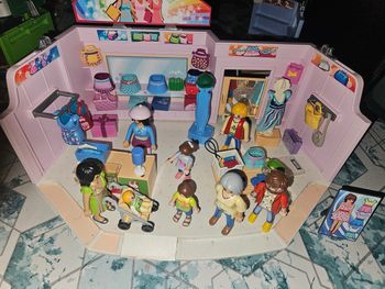 Playmobil - Boutique de mode et personnages d occasions