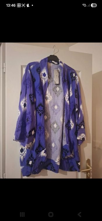 Cardigan H&L violet neuf