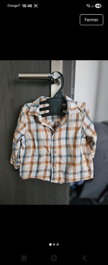 Chemise manches longues 