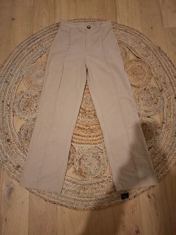 Pantalon beige chic taille haute Kiabi taille S 36