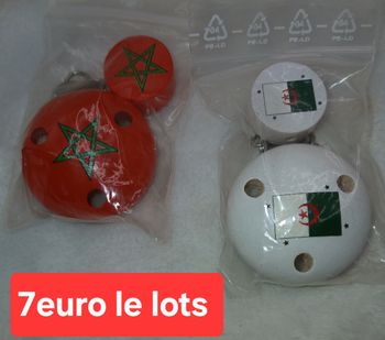 Perle es clip en bois 