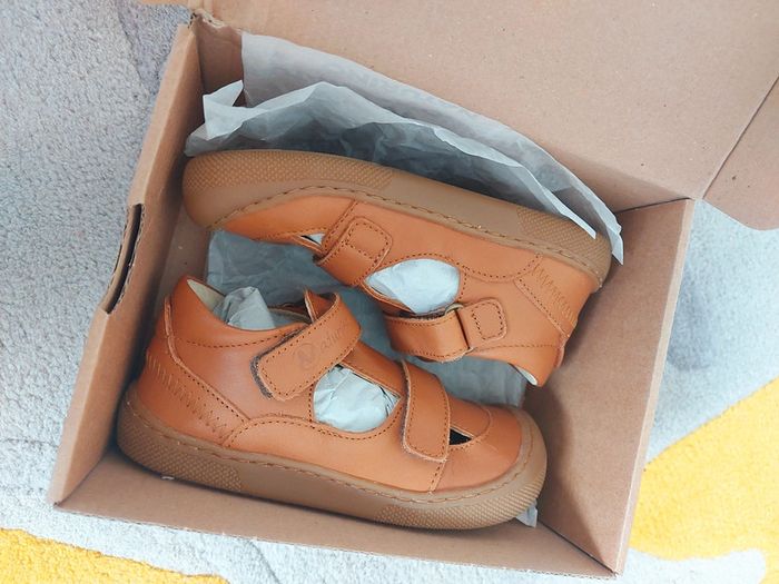 Sandales Naturino barefoot Irtys cognac scratchs 26 - photo numéro 8
