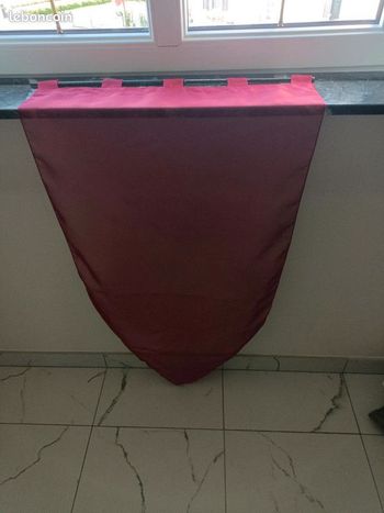 Paire de voilage bordeaux