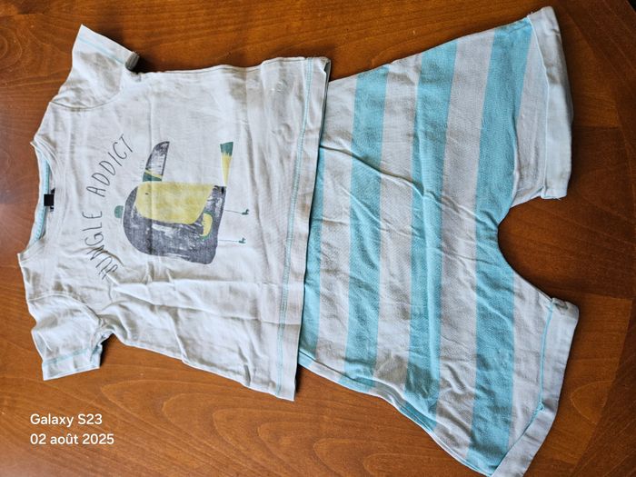 Ensemble short + t-shirt 3 ans