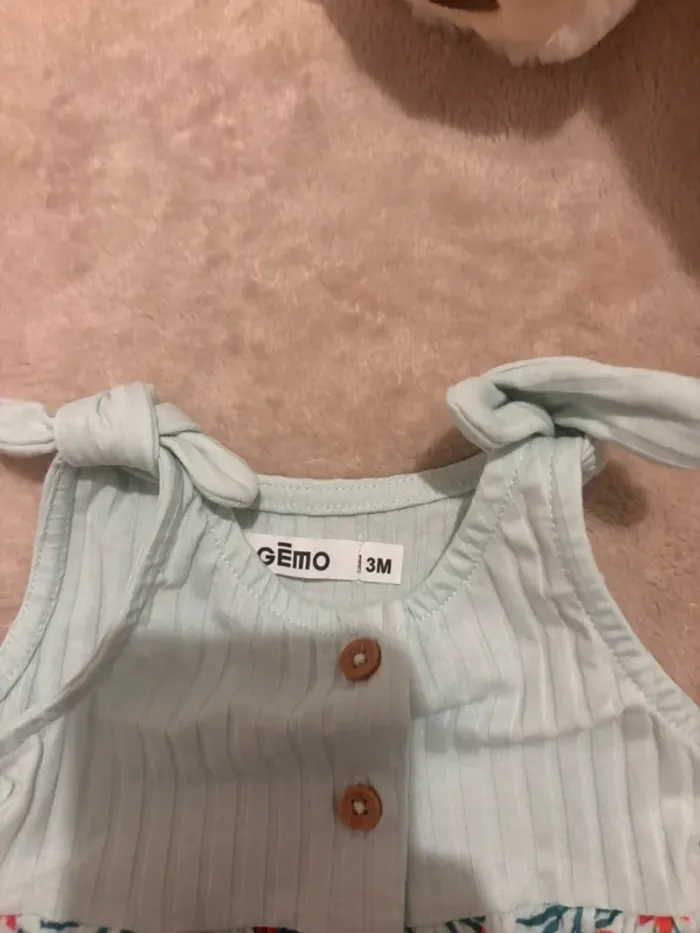Ensemble robe culotte GÉMO - 3 mois - photo numéro 2
