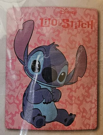 Plaid (couverture 140 x 100 cm) - Stitch - Microfibre douce