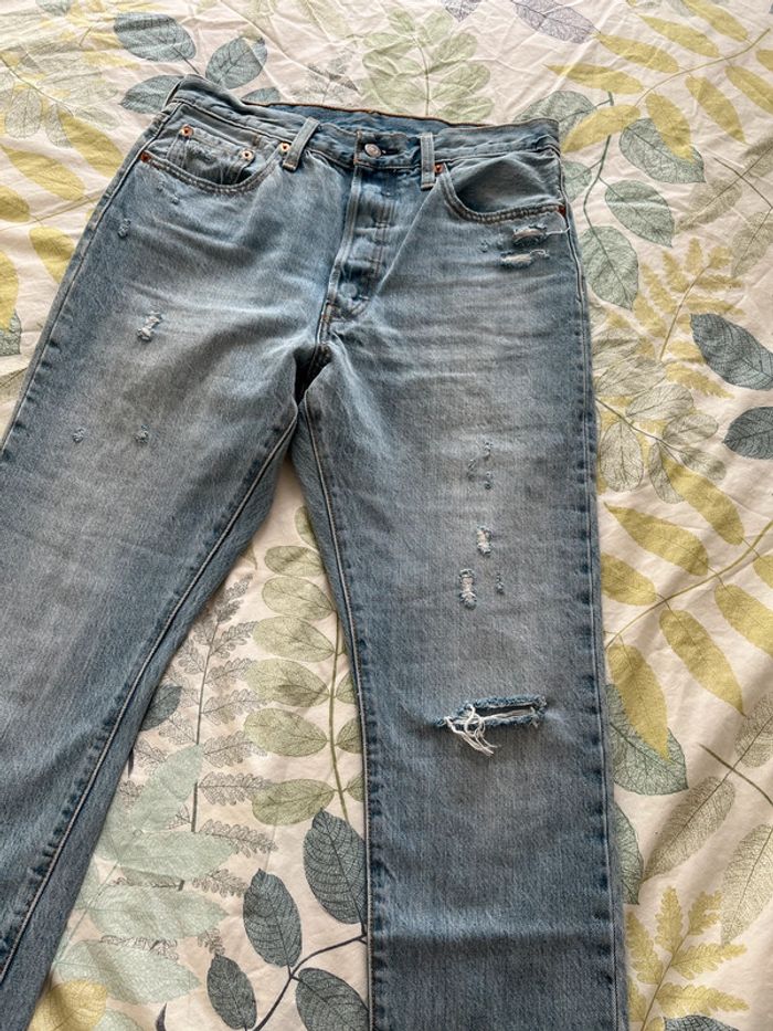 Levi’s 501 femme bleu délavé W29 L32 - photo numéro 3
