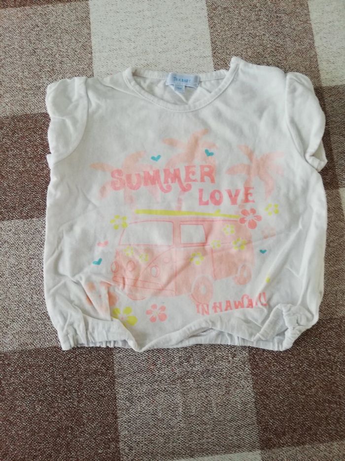Tee shirt 12 mois Hawaii