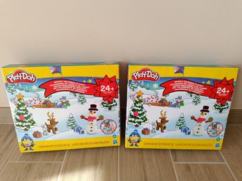Calendrier de l'avent play doh  lit de deux
