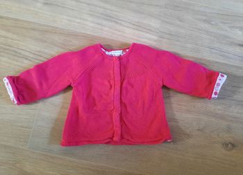 Gilet rose fuchsia Vertbaudet 18 mois