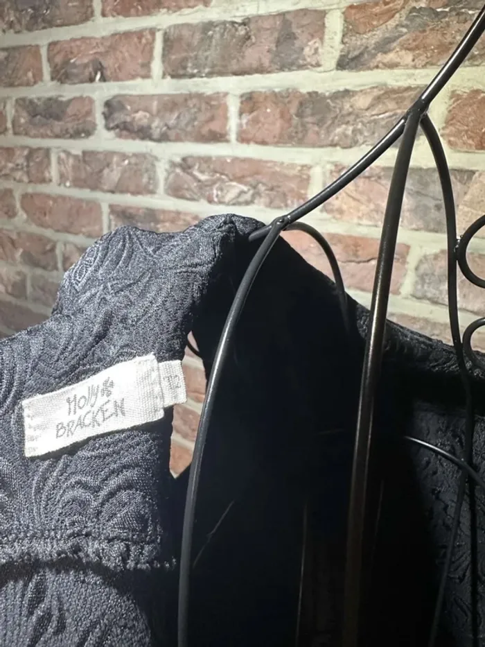 Robe noire motif Molly Bracken Taille 2 -> M / 38 - photo numéro 16