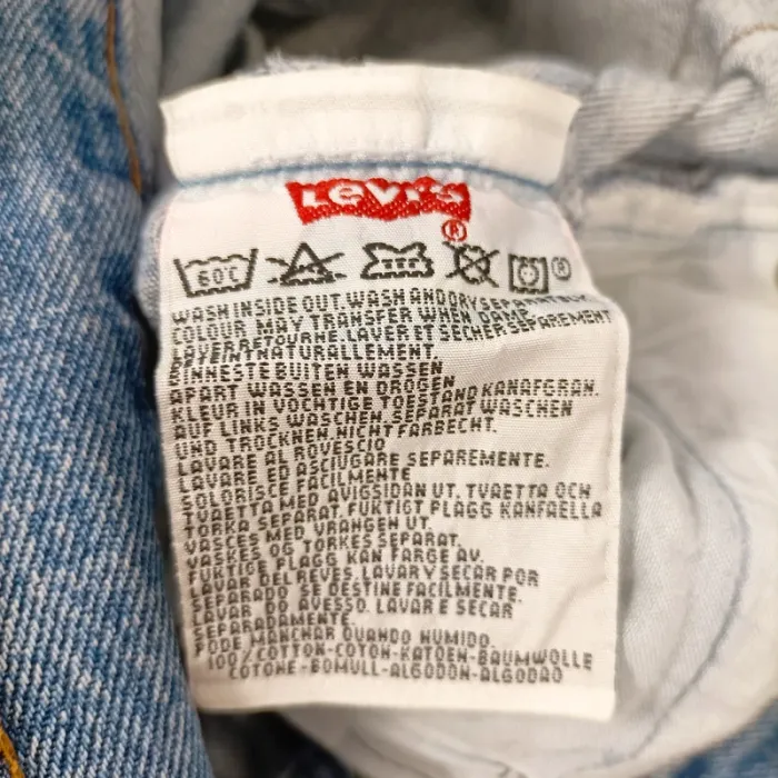 Jean Levi’s 501 vintage W29 L32 – 100 % coton – made in USA – coupe droite A1278 - photo numéro 9