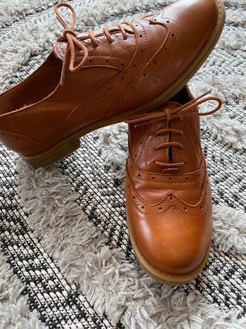 Chaussures cuir marron