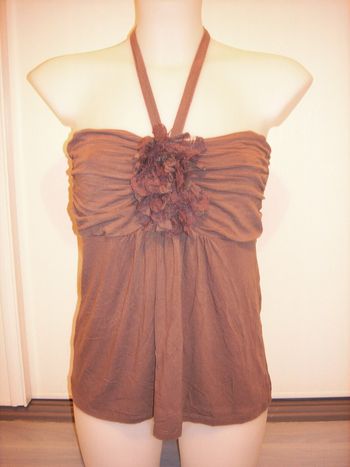 bustier dos nu marron morgan de toi taille 40