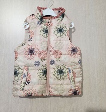 Doudoune sans manches fille 2 ans
