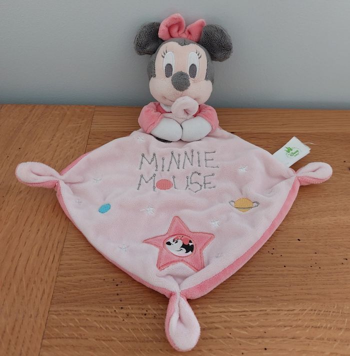 Doudou plat Minnie rose - Nicotoy