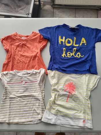Lot de 4 tee shirt 12 mois