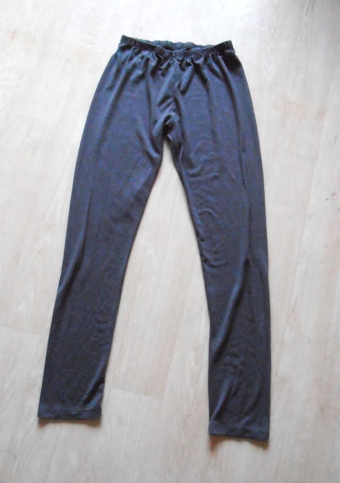 Bas de pyjama gris femme, taille L 40, pantalon de pyjama