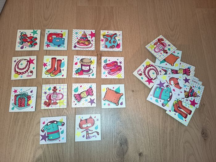 Jeu de société memory Mademoiselle Héloïse, La Marelle, 28 pièces - photo numéro 2