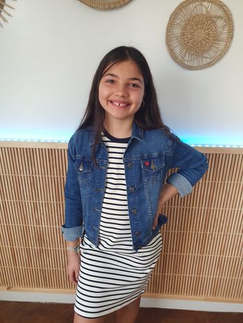 Veste en jean Coeur Taille 12 ans