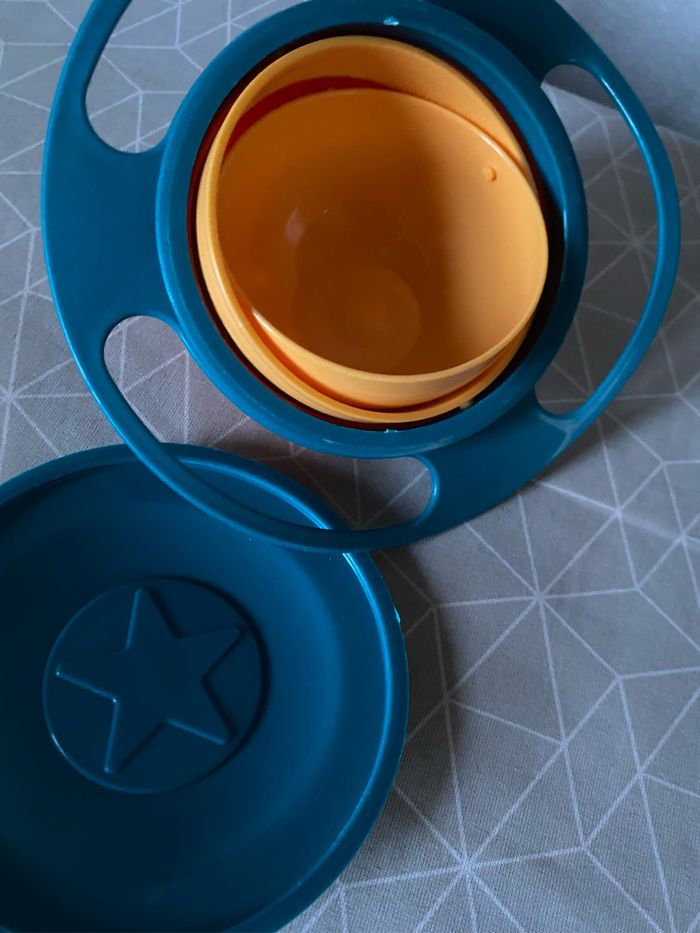 Bol gyroscopique avec Couvercle pour bébés et Enfants Anti-Renversement - photo numéro 10