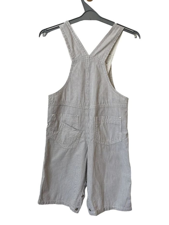 Salopette légère rayée gris et blanc - Sergent Major 12 mois (74cm) - photo numéro 3