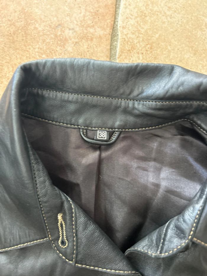 Veste simili cuir en 38 - photo numéro 4