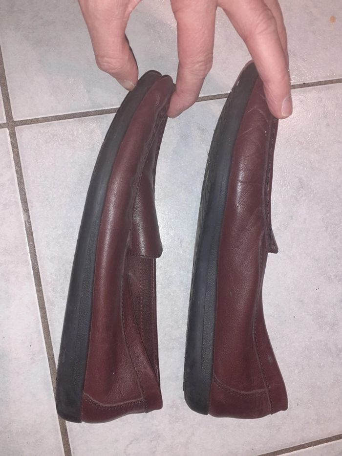 Chaussure bateaux  en cuir - photo numéro 5