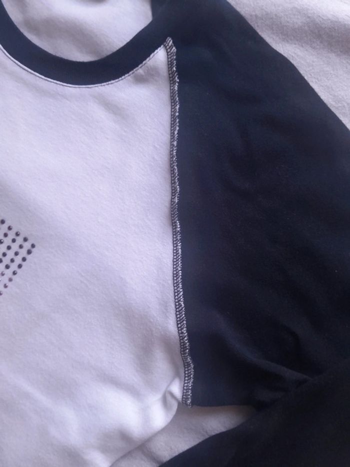 Sonia Rykiel tee shirt 5 strass couture à l envers très bon état - photo numéro 5