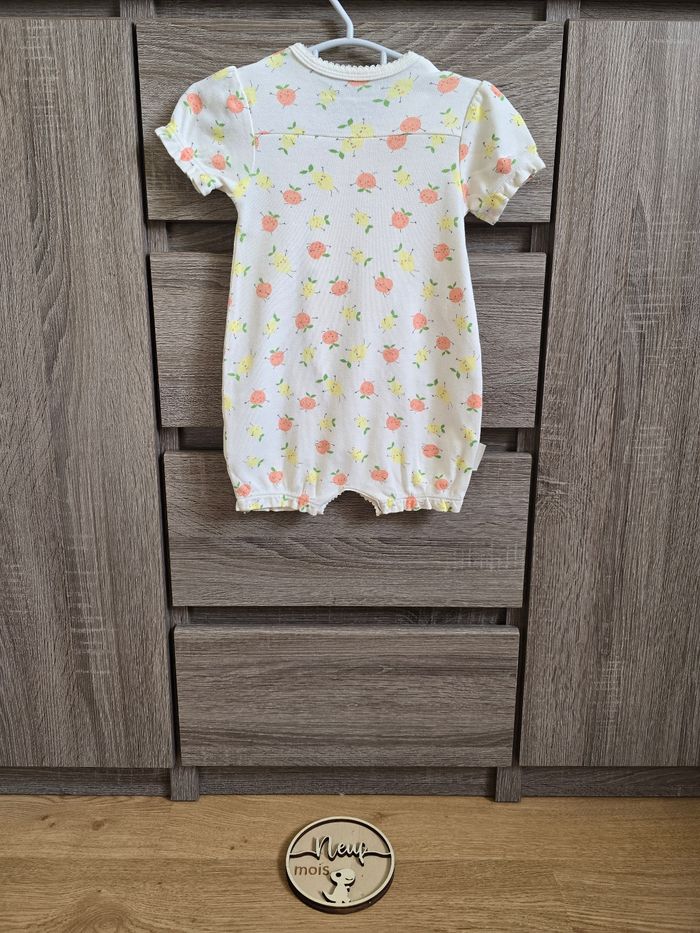 Vêtement Bébé - Barboteuse fruit - Petit Béguin- 9 mois 74 cm - photo numéro 5